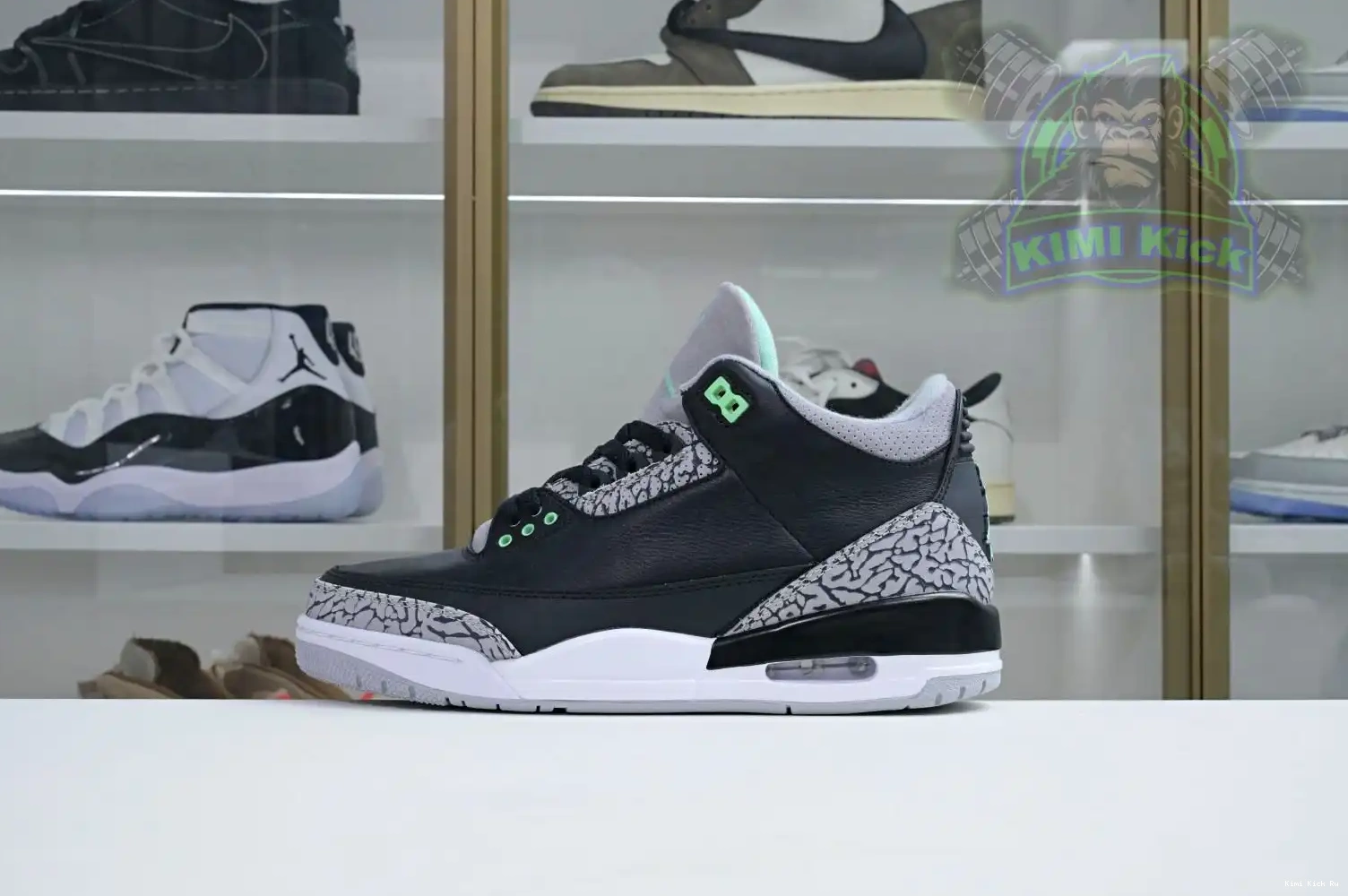 Green Glow Jordan Kimikick Air 3 0721